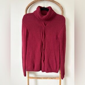 Garnet Hill Cashmere Turtleneck Sweater